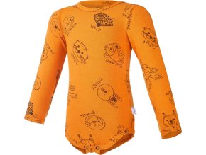 Little Angel body tričko smyk TISK Outlast® - medová zvířátka
