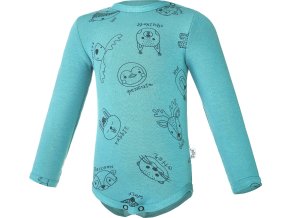 Little Angel body smyk TISK Outlast® - tm.tyrkys zvířátka/tm.tyrkys