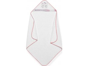 Interbaby OSUŠKA froté 100x100 TŘI KAMARÁDI - bílo-růžová