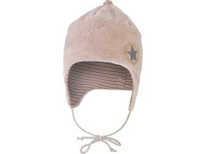 Little Angel Čepice MAZLÍK BAMBUS Outlast® - latte (Velikost 1 | 36-38 cm)