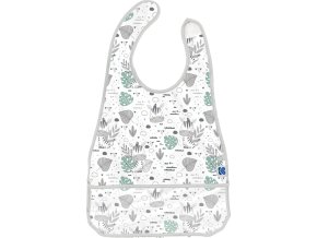 KikkaBoo Bryndák plastový s kapsou Savanna Pattern Grey