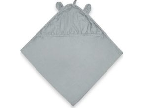 NUUROO Danila Mušelínová osuška s kapucí Dusty Blue