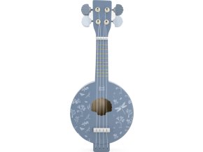 Label Label Dřevěné Banjo - Blue