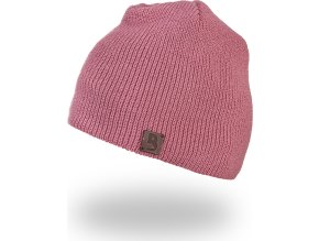 Little Angel Čepice pletená UNI Outlast ® - starorůžová (Velikost 5 | 49-53 cm)
