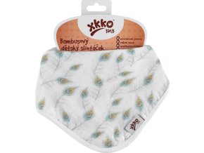 xkko bmb bandana peacock feathers m
