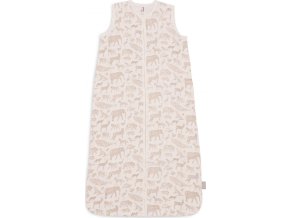 Jollein Spací pytel 70cm Animals Nougat