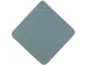 Jollein Osuška s kapucí froté 75x75cm Sea Green