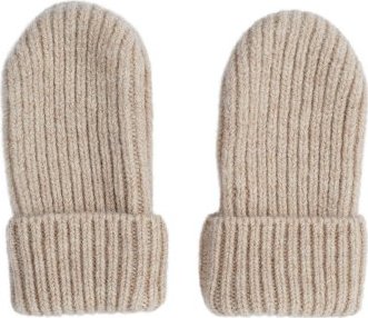 LODGER Mittens Folklore Merino Wool Beige 1 - 2 roky