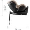 BRITAX Autosedačka Dualfix Pro M Lux (Varianta Linen Grey)