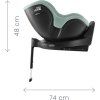 BRITAX Autosedačka Dualfix 5Z Style (Varianta Harbor Blue)