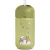 SUAVINEX | Lahvička s brčkem BEAR 340 ml - ZELENÁ