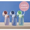 Láhev na pití s brčkem Junior 380 ml - blush crush