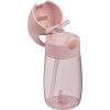 Láhev na pití s brčkem Junior 380 ml - blush crush