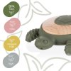 ZOPA Silikonové dřevěné kousátko Turtle (Varianta Forest Green)