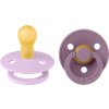 BIBS Colour okruhle cumliky z prirodneho kaucuku 2ks velkost 1 VioletSky Mauve 110430 5713795252626