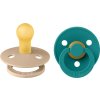 BIBS Colour okruhle cumliky z prirodneho kaucuku 2ks velkost 1 Scuba Taupe 110453 5713795265909