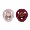 BIBS Colour cumliky z prirodneho kaucuku 2ks Pink Plum Elderberry