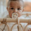 BIBS Boheme okruhle cumliky z prirodneho kaucuku 1ks Ivory square