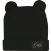 ESITO Zimní žebrovaná čepice s oušky Color Black