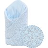ESITO Zavinovačka pro miminko Zája Soft blue 85x85 cm - 85 x 85 cm