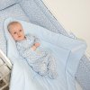 ESITO Zavinovačka pro miminko Zája Soft blue 85x85 cm - 85 x 85 cm