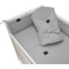 ESITO Luxusní dětské mušelínové povlečení Dove grey - 100 x 135, 60 x 40 cm