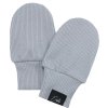 ESITO | Kojenecké rukavice žebrované Color Grey (Velikost 56)