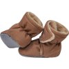 ESITO | Capáčky barefoot Softshell Lamb Brown (Velikost 2 - délka stélky: 12 cm)