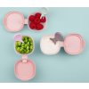 Sada krabiček Snack tubs 3ks - růžové