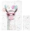 CEBA CEBA Podložka přebalovací cestovní (60x40) Basic Crazy Lama