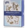 Biobavlněná plena XKKO Organic 120x120 - Rocking Horses Gold