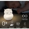 ZOPA Silikonová LED noční lampička s hudbou vel. L (Varianta Rabbit)