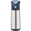 Termoska na pití s brčkem 500 ml - midnight