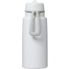 Nerezová termolahev s brčkem 1l - white out