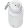 Nerezová termolahev s brčkem 1l - white out