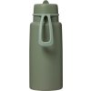 Nerezová termolahev s brčkem 1l - olive
