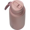 Nerezová termolahev s brčkem 1l - berry smoothie