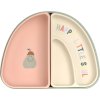 LÄSSIG BABIES LÄSSIG Dish Set Silicone Section Happy Fruits cherry (Varianta LÄSSIG Dish Set Silicone Section Happy Fruits cherry)