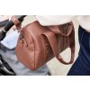 Childhome Přebalovací taška Mommy Club Signature Vegan Leather Dark Brown