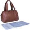 Childhome Přebalovací taška Mommy Club Signature Vegan Leather Dark Brown