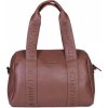 Childhome Přebalovací taška Mommy Club Signature Vegan Leather Dark Brown
