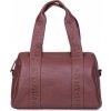 Childhome Přebalovací taška Mommy Club Signature Vegan Leather Dark Brown