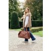 Childhome Přebalovací taška Mommy Bag Signature Vegan Leather Dark Brown