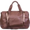 Childhome Přebalovací taška Mommy Bag Signature Vegan Leather Dark Brown