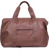 Childhome Přebalovací taška Mommy Bag Signature Vegan Leather Dark Brown