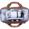 Childhome Přebalovací taška Mommy Bag Signature Vegan Leather Dark Brown
