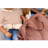 Childhome Přebalovací taška Mommy Bag Signature Vegan Leather Dark Brown