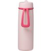 Nerezová termolahev s brčkem 690 ml - pink paradise