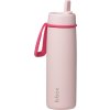 Nerezová termolahev s brčkem 690 ml - pink paradise