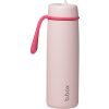Nerezová termolahev s brčkem 690 ml - pink paradise